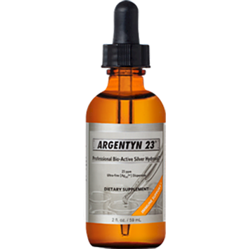 Argentyn 23 Bio-Active Silver Hydrosol 23 ppm, 2 fl oz, front of dropper bottle