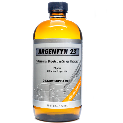 Argentyn 23 Professional Bio-Active Silver Hydrosol 23 ppm, 16 fl oz, front of bottle
