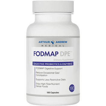Arthur Andrew Medical FODMAP DPE, 180 capsules, front of bottle