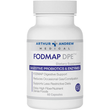 Arthur Andrew Medical FODMAP DPE, 60 capsules, front of bottle