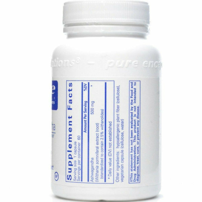 Ashwagandha 500 mg by Pure Encapsulations