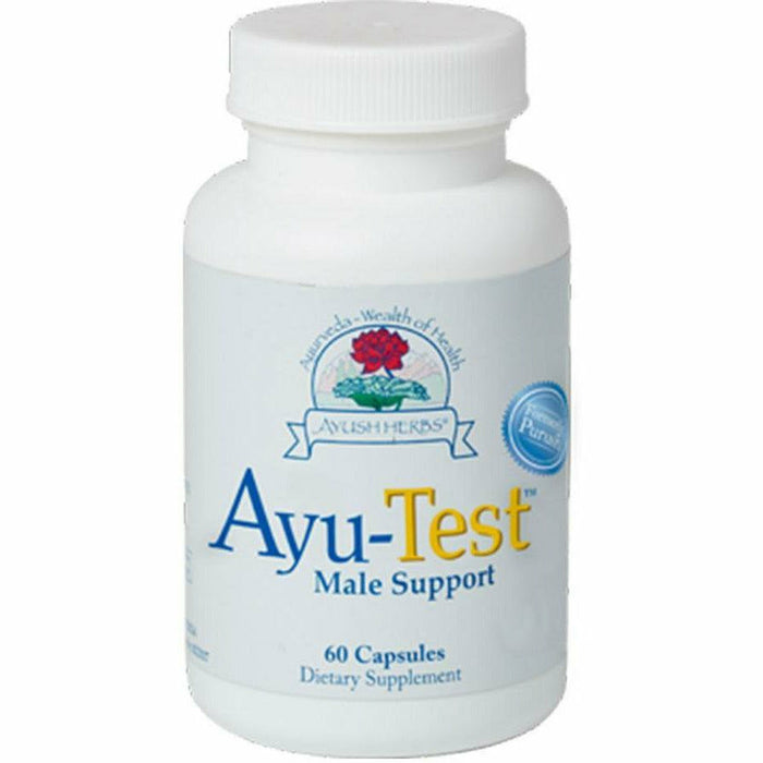 Ayush Herbs, Ayu-Test Male Support 60 vcaps