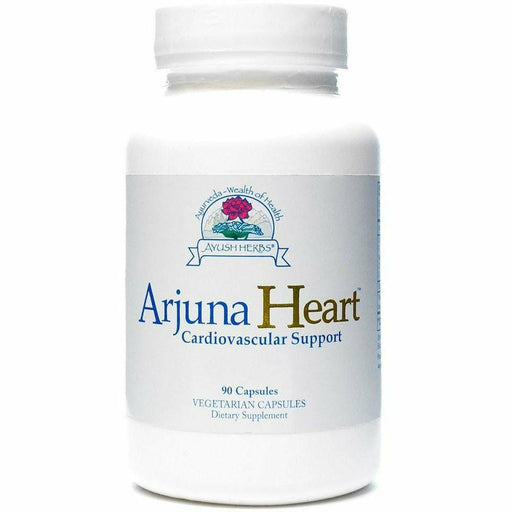 Ayush Herbs Arjuna-Heart, 90 veg capsules, front of bottle