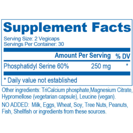 Ayush Herbs AyuPhos 60 veg capsules supplement facts label