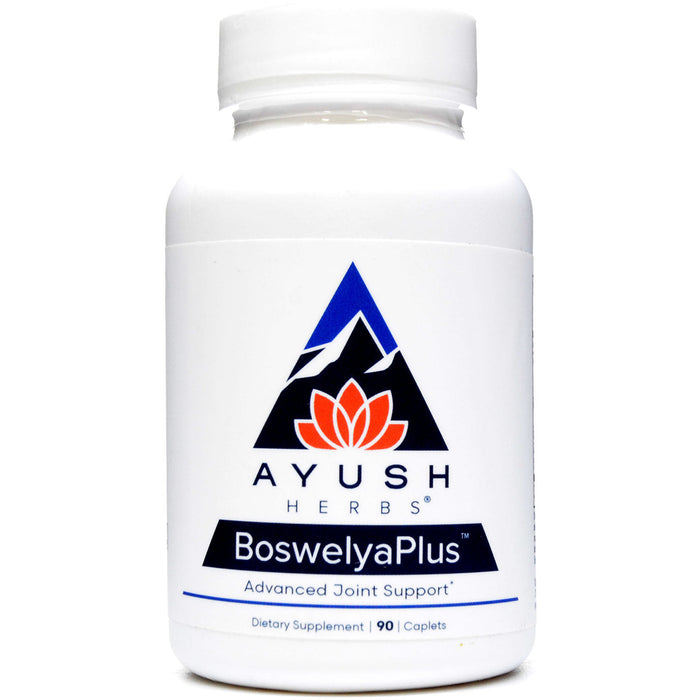 Ayush Herbs Boswelya Plus, 90 veg capsules, front of bottle
