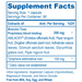 Ayush Herbs Bronchotone 90 veg capsules supplement facts label