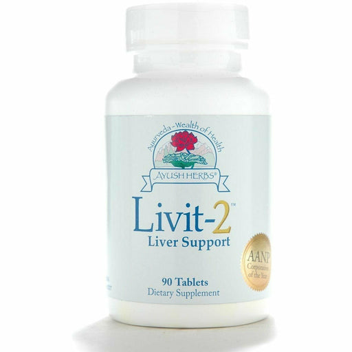 Ayush Herbs Livit 2, 90 tablets, front of bottle