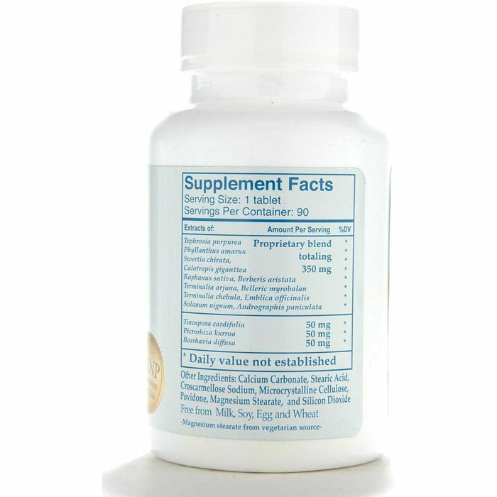 Ayush Herbs Livit 2 90 tablets supplement facts label