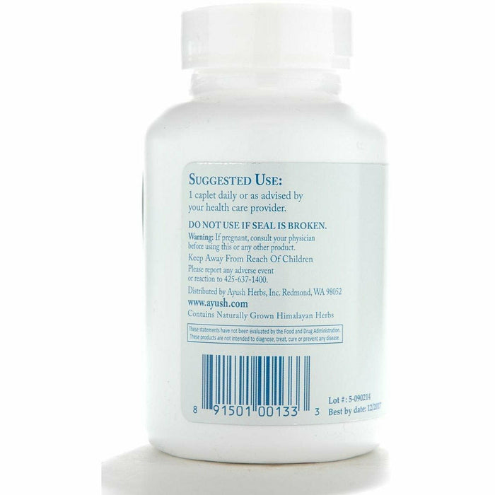 Ayush Herbs Rentone 90 veg caplets suggested use label