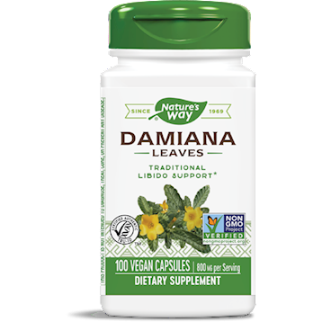 Damiana Leaves 400 mg 100 caps by Nature's Way