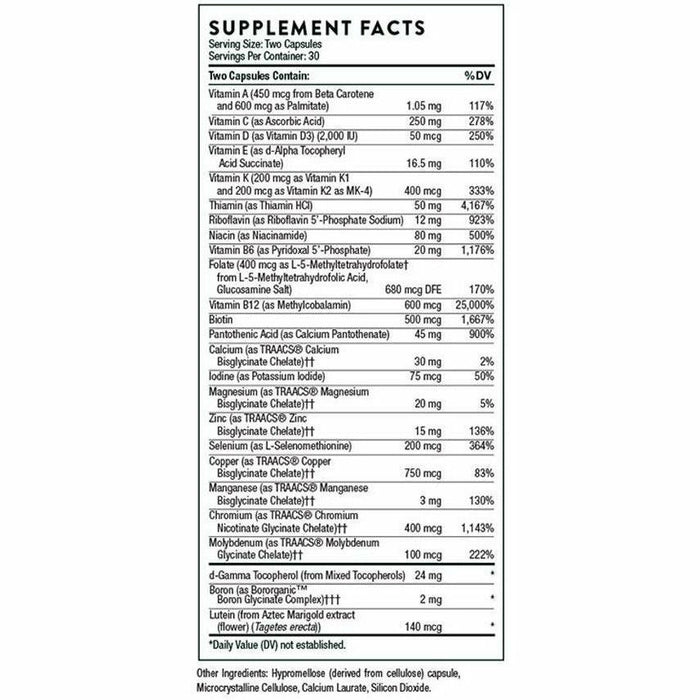 Basic Nutrients 2/Day NSF 60 caps by Thorne Research