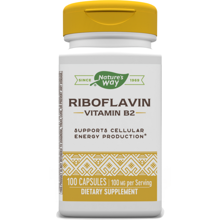 Riboflavin 100 mg 100 caps by Nature's Way