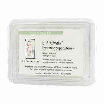 Bezwecken EP Ovals, 16 suppositories, front of package