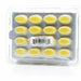 Bezwecken Hydration Ovals 1X, 16 suppositories, back of package showing suppositories