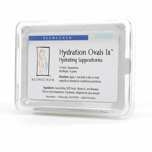 Bezwecken Hydration Ovals 1X, 16 suppositories, front of package