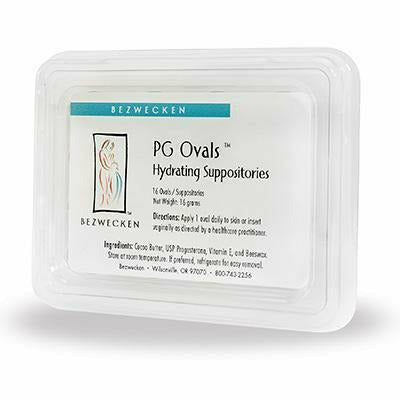 Bezwecken PG Ovals, 16 suppositories, front of package