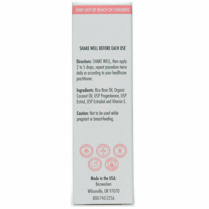 Bezwecken Phytob-L 4X, 10 mL, back of box with directions and ingredients
