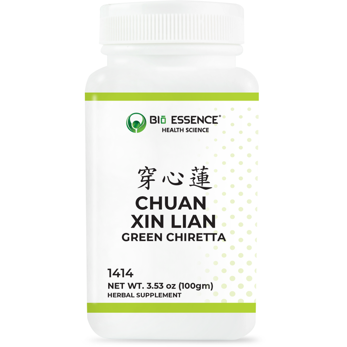 Bio Essence Health Science Chuan Xin Lian (Green Chiretta), 3.53 oz, front of bottle