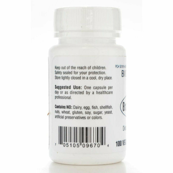 Bio-Tech B12-Methyl 1000 mcg 100 vegetable capsules label information panel