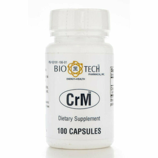 Bio-Tech CrM 200 mcg, 100 capsules, front of bottle