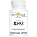 Bio-Tech D3-K2, 120 vegetable capsules, front of bottle