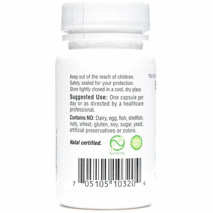 Bio-Tech Folic Acid 5 mg 100 capsules label information panel