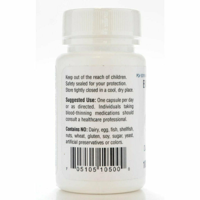 Bio-Tech K1-1000 (Vitamin K-1) 100 capsules label information panel