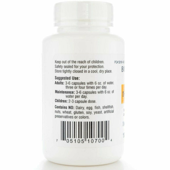 Bio-Tech Mannose 100 capsules label information panel