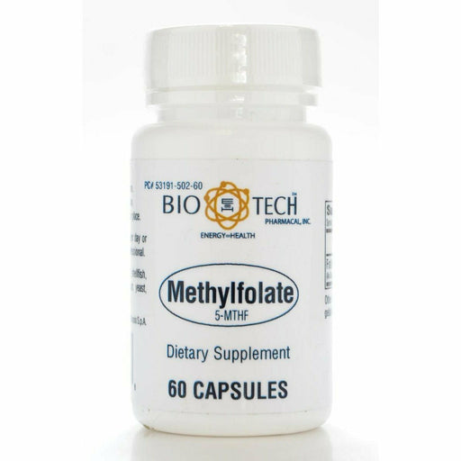 Bio-Tech Methylfolate (5-MTHF), 60 capsules, front of bottle