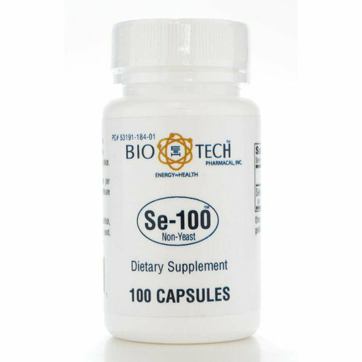 Bio-Tech Se-100 (Non-Yeast), 100 capsules, front of bottle