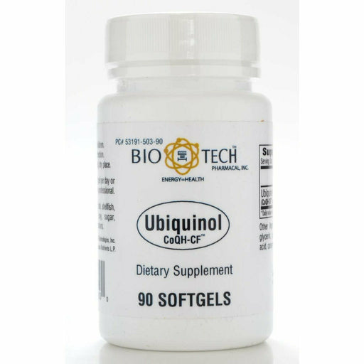 Bio-Tech Ubiquinol (CoQH-CF), 90 softgels, front of bottle