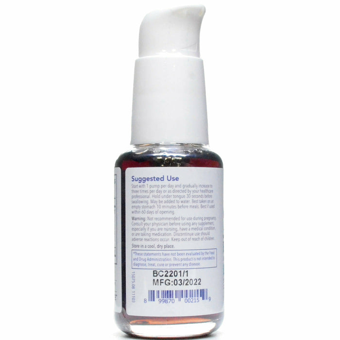 Biocidin Botanicals Biocidin LSF 1.7 fl oz suggested use label