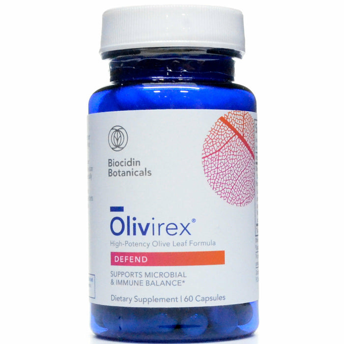 Biocidin Botanicals Olivirex Combination, 60 capsules, front of bottle