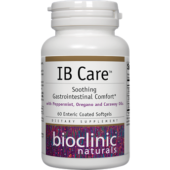 Bioclinic Naturals IB Care, 60 enteric coated softgels, front of bottle