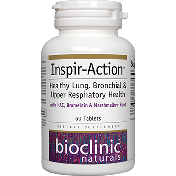 Bioclinic Naturals Inspir-Action, 60 tablets, front of bottle