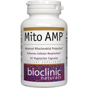 Bioclinic Naturals MitoLife AMP, 60 vegetarian capsules, front of bottle