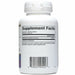 Bioclinic Naturals NAC 500 mg 90 vegetarian capsules supplement facts label