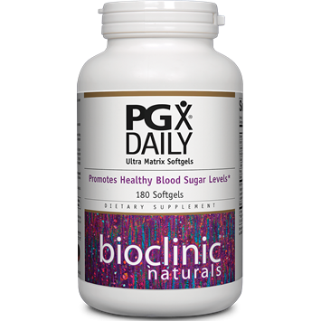 Bioclinic Naturals PGX Daily Ultra Matrix, 180 softgels, front of bottle