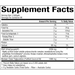 Bioclinic Naturals PGX Daily Ultra Matrix 180 softgels supplement facts label