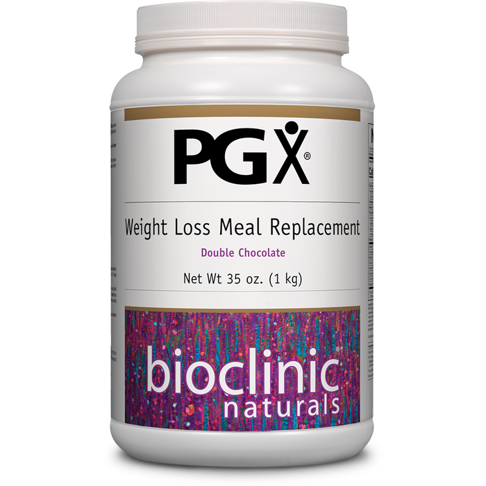 Bioclinic Naturals PGX Weight Loss Meal Replacement Chocolate, 35 oz, front of jar