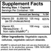 Biodesign Vitamin D3 5000 IU Plus Natural MK-7 100 capsules supplement facts label