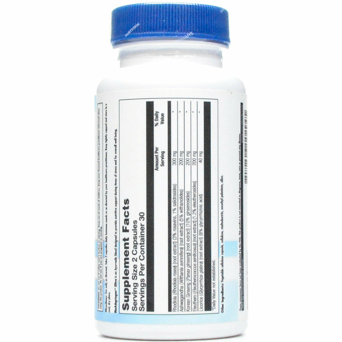 BioGenesis Bio-Adaptogen Ultra 60 veg capsules supplement facts label