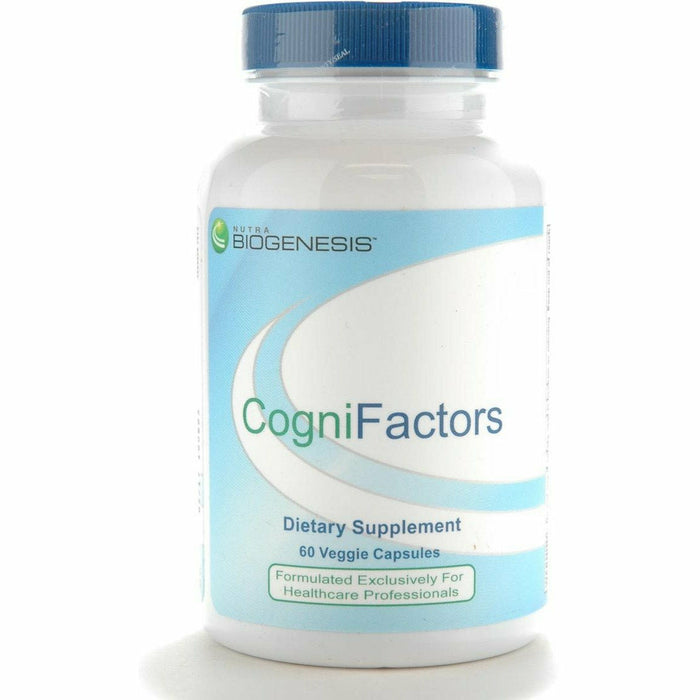 BioGenesis CogniFactors, 60 veg capsules, front of bottle
