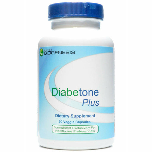 BioGenesis Diabetone Plus, 90 veg capsules, front of bottle