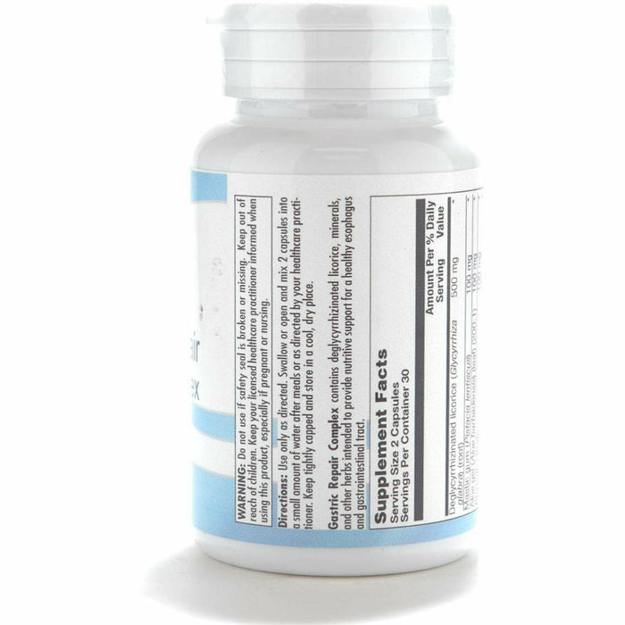 BioGenesis Gastric Repair Complex 60 veg capsules side label