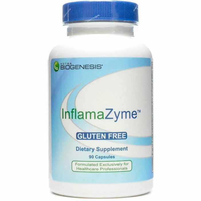 BioGenesis InflamaZyme, 90 veg capsules, front of bottle