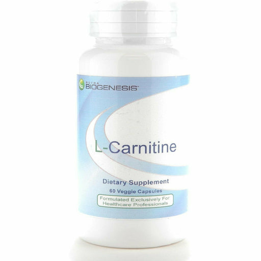 BioGenesis L-Carnitine 500 mg, 60 veg capsules, front of bottle