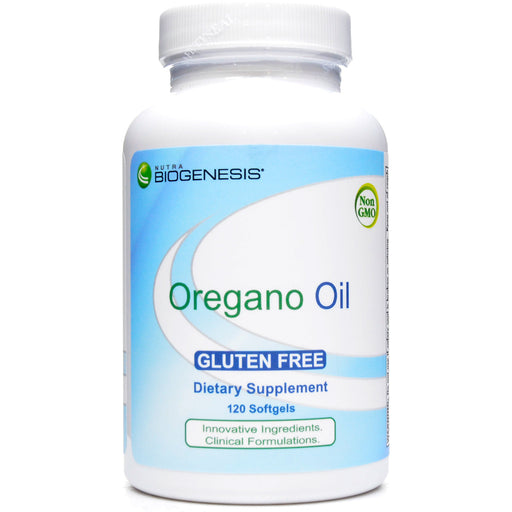 BioGenesis Oregano Oil 300 mg, 120 veg capsules, front of bottle