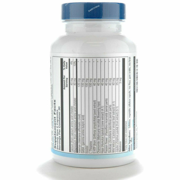 BioGenesis Sleep Factors 60 veg capsules supplement facts label