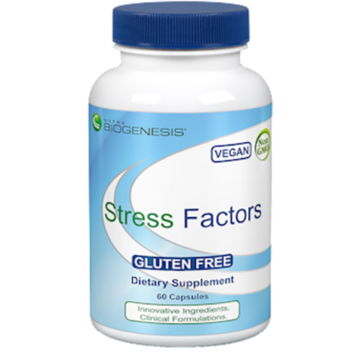 BioGenesis Stress Factors, 60 capsules, front of bottle